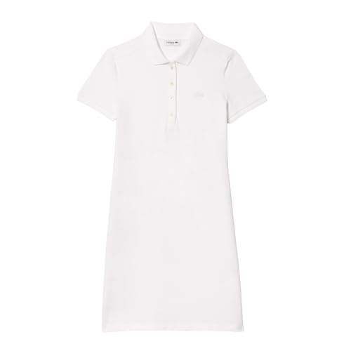 Image of Lacoste Women's Slim Fit Stretch Petit Pique Polo Dress