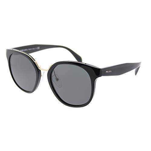 Preisvergleich Produktbild Prada Damen 0Pr17Ts 1Ab5S0 53 Sonnenbrille, Schwarz (Black / Grey)