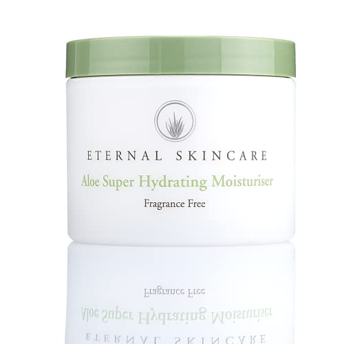 Image of Eternal Skincare - Aloe Super Hydrating Moisturiser (225ml) Fragrance Free - Rich in Aloe Vera. For Dry and Sensitive Skin. For Body & Face. Made in UK.