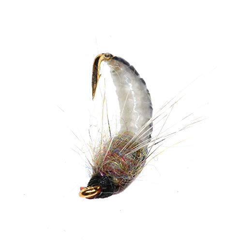 Greatfishing 43528-25367 6Pc #12 Super Sturdy Realistic Nymph Scud Flies For Trout Nymph Beadhead Fishing Wet Assortment Flies thumb #5