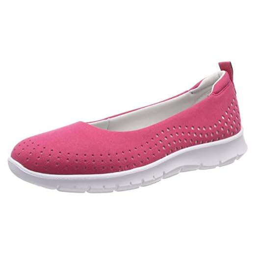 Clarks Step Allenasea, Sandalia con Pulsera Mujer, Rosa (Magenta), 37 EU