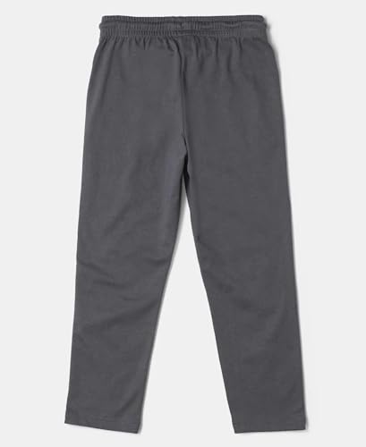Image of Jockey AB13 Boys Super Combed Cotton Rich Graphic Printed Trackpants with Contrast Side Piping