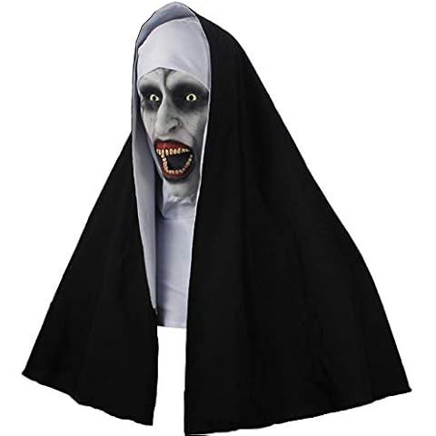 lucky cup Halloween MaskMasquerade Party Scary Horror Paper Face Mask (witch) Cover