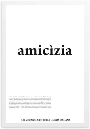 Social Crazy - POSTER CON CORNICE - AMICIZIA - DAL