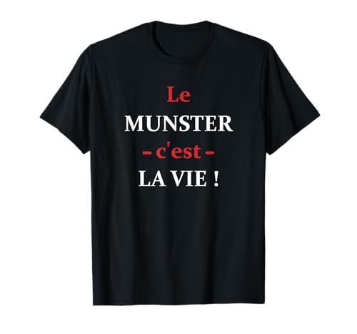 Nourriture Munster Humour fromage Munster T-Shirt