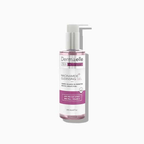 غسول متطور بالنياسيناميد - غسول للوجه للبشرة الدهنية والمختلطة والتحكم في الزيوت وتنظيف المسام وتنظيف يومي لطيف من ديرمايل