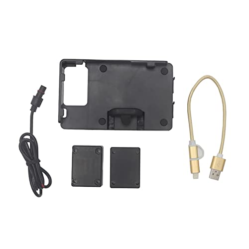 HACKBEPW Motorcycle mobile navigation holder Motorcycle GPS Phone USB & Wireless Charging Navigation Bracket Holder Mount Stand For Y&AMAHA For NMAX 155 For NMAX 125 2015-2020 (Camouflage)