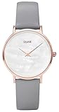 Kollektion: La Perle Cluse Damen Analog Quarz Uhr mit Leder Armband CL30049