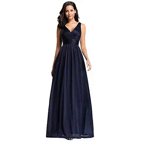 Ever-Pretty A-línea Vestido de Noche Azul Marino Cover