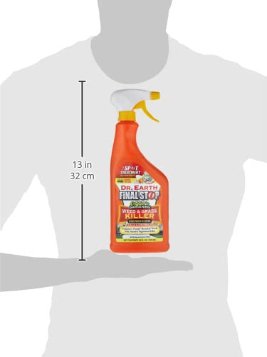 Dr. Earth 8002 Ready to Use Weed and Grass Herbicide, 24-Ounce