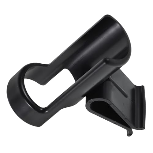 minkissy Fishing Rod Holder Bracket Fishing Holder ABS Black Adjustable Clamp Anglers for Accessory
