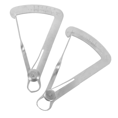 Calibrador de precisión Healifty para medición de diámetro interno y espesor, herramienta de acero inoxidable para joyería y piedras preciosas miniatura 1