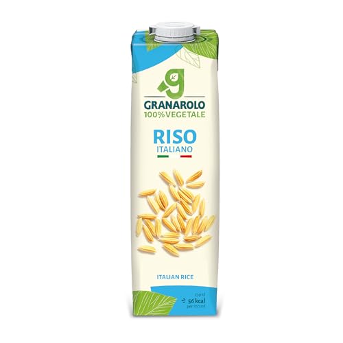 Granarolo, 100% Vegetale, 1 Litro, Deliziosa Bevanda di Riso Italiano, Senza Zuccheri Aggiunti, Priva di Aromi, Ottimale per una Dieta Vegana e Vegetariana