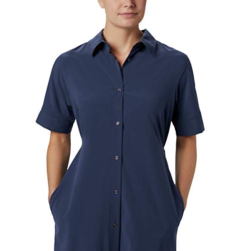 Columbia Vestido feminino de lenha cruzado, noturno, PP