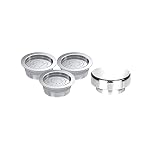 FENGXIANG Wqiang Store Nachfüllbare Kaffeekapsel Pod Edelstahl Espresso Kaffeefilter kompatibel Fit for LAVAZZA A for MODO for MIO for Maschine (Color : 3 Caps 1 Tamper)