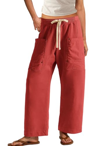 Panadila Women Wide Leg Pants Drawstring Barrel Sweatpants Baggy Cargo Pants Lounge Trousers with Pockets