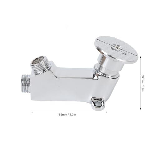 Válvula de rodapé da Torneira de água Feita de Latão, Válvula de Controle de Pedal de pé único