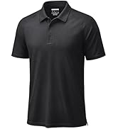 TACVASEN Polo Shirts for Men Short Sleeve Dry Fit Collared Shirt UPF 50+ Performance Work Athleti...