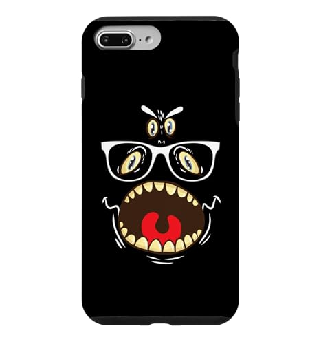 Image of Monster Face Nerd Halloween Costume Funny Scary Eyeball Case for iPhone 7 Plus/8 Plus