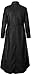 UGFashions Matrix Neo Costume Gothic Cotton Black Trench Coat