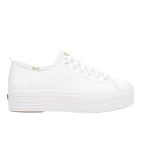 Keds Womens Triple Up Leather, White, US