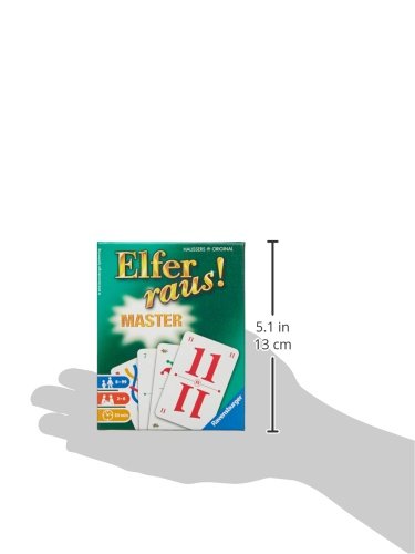 Ravensburger 207565 "Eleven Starts - Master Card Game, Blue, 18 cm x 28 cm x 18 cm - Image 3