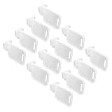 IDEANATEGRATE Divisori Regolabili per Frigorifero Aumenta capacità di Stoccaggio Frigo 12 Pezzi in Pp Bianco Facile Installazione, Organizer Multiuso per Porta Laterale