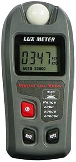 Light Meter, Digital Luxmeter, Digital Illuminance Meter, Range up to 200,000 Lux, Luxmeter with LCD Display for Plants, Car Headlights, Home & Office LEDs Light Photograph