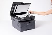Brother MFC-L2860DWE 4-in-1-Multifunktions-Laserdrucker, 34 ppm, Duplexdruck, 6,8 cm Touchscreen-Farbdisplay, Fast Ethernet, WLAN mit 5 GHz und USB 2.0 – Ansicht 5