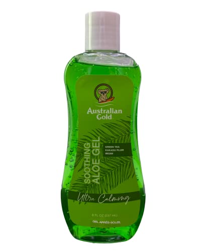 Australian Gold Soothing Aloe Vera After Sun Gel -Relieves Sunburn Pain And Hot & Itchy Skin, Soothing Aloe After Sun Gel, 8 Fl Oz (A70623-1) #TOP1