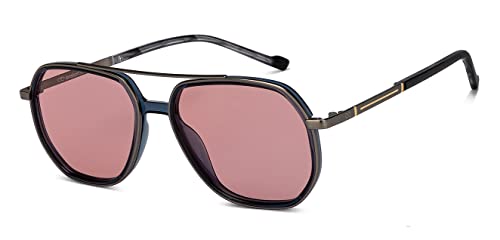 Image of Hip Hop Full Rim Square Branded and Stylish Sunglasses For Men & Women | Polarized and 100% UV Protected | Medium | LK S15200