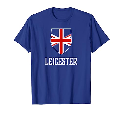 Leicester, England - British Union Jack UK T-shirt