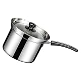 Toyvian Edelstahl Nudelkochtopf mit Sieb und Hitzebeständigem Bakelitgriff 1 Satz Küchenzubehör für Hausgemachtes Kochen und Frittierte Speisen in Küche