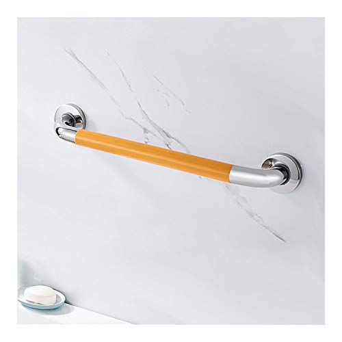 Wdsopk Yellow Grab Bar Bathroom Safety Hand Rail Sturdy Made Of Stainless Steel For A Lasting Strength And Quality Suitable For Elderly Disabled Handrails Single Handrail For Bath Shower Toilet（-58Cm）