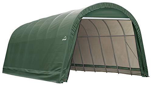 ShelterLogic Garage 15 x 28 x 12 Round Standard Green