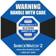 2 (15G) Shock Watch Indicator, Shock Watch Stickers, shockwatch Impact Indicators