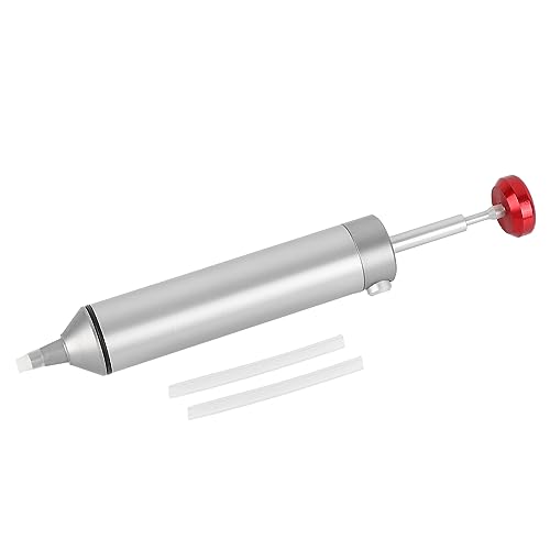 Aspirador de soldadura, bomba desoldadora, resistente a altas temperaturas, fuerte fuerza de succión con boquillas de silicona para el mantenimiento del circuito