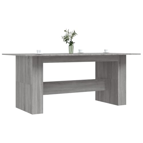 Table industrielle Gris Sonoma 180 cm et table de cuisine polyvalente - 4