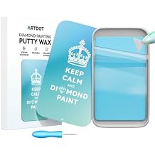 ARTDOT Enduring Stickiness Putty Wax for Diamond Art Kits for Adults, Strong Stickiness Clay Glue with Slide Storage Box for Diamond Painting Accessories and Tools