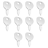 EMSea Lot de 10 clés de démarrage d'allumage 52813000 365410 compatibles avec les tondeuses autoportées John Deere, tracteur, compatible avec Murray, compatible avec MTD, Snapper
