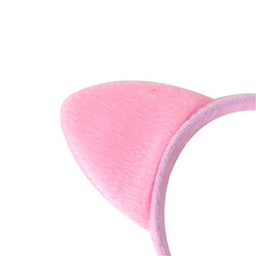 Crazy Night Cute Cat Ears Headband Costume Favors Accessories (Pink) #TOP6