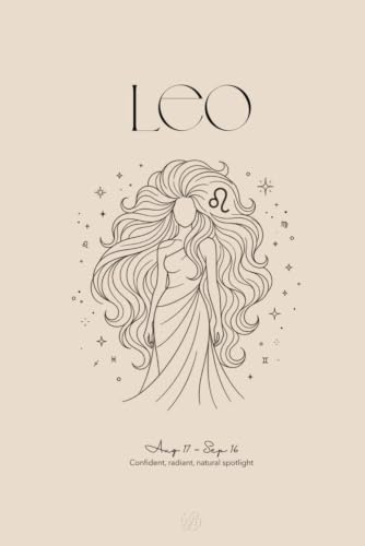 Leo Zodiac Sign Journal: Daily Reflection, Gratitude, Goal Setting & Self-Discovery
