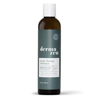 Dermazen Cleansing Scalp Therapy Shampoo for Seborrheic Dermatitis, Reduce Flakes, Soothe Itching and Improve Scalp Health