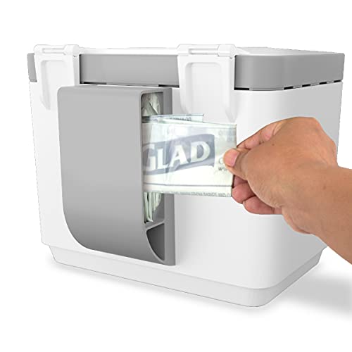 Glad GLD-72501 Compost Bin For Kitchen, 1.5 Gallon | Plastic Container With Removable Inner Basket, Bag Storage Holder, And Carbon Odor Blocking Filters thumb #2