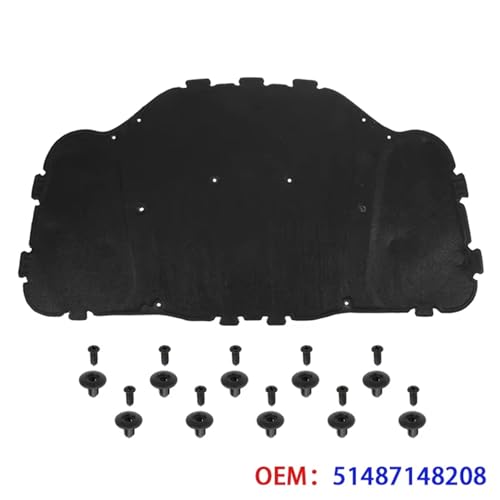 Isolation thermique de capot pour BMW E61 2003-2010 OEM 51487148208 - 3