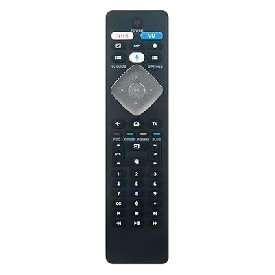 BT800 Replace Smart Voice Assistance Remote Control fit for Philips Android TV 43PFL5604/F7C 43PFL5704/F7 50PFL5604/F7 50PFL5704/F7 55PFL5604/F7 65PFL5504/F7 65PFL5604/F7 65PFL5704/F7 55PFL5704/F7