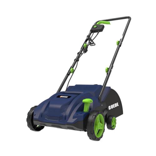 GUEDE Electric Artificial Turf Sweeper, Power Broom for Artificial Grass Cleaning, Leaf Collector