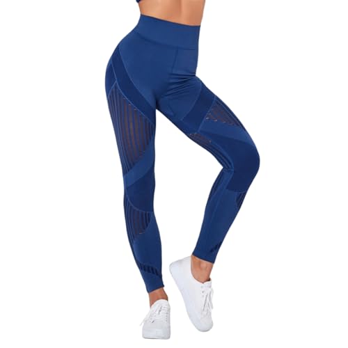 Leggings anticelulíticos deportivos de mujer para fitness, mallas elásticas y pantalones de yoga
