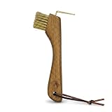 Equimour Hufkratzer & Hufbürste – 2-in-1 Hufpflege aus Naturholz