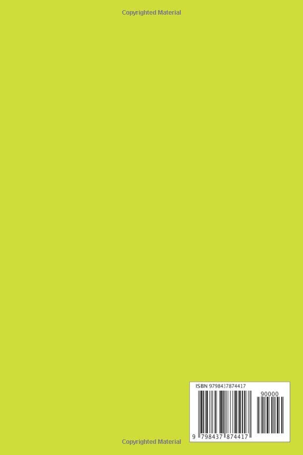 Organic Chemistry Notebook: Octarine Yellow Matte Finish Lined Journal, 6 x 9 120 Pages, Gift For Thinkers, List Makers and Doers (Organic Chemistry Notebook Journal) image 3